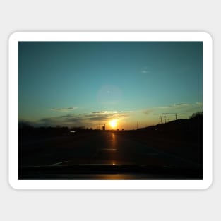 An Ohioan Sunset Sticker